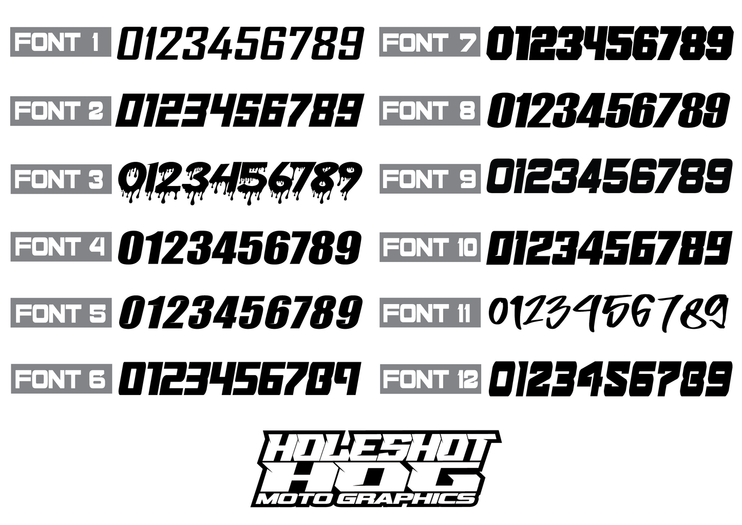 STARTING BLOCKS DECALS