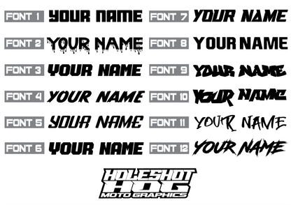 STARTING BLOCKS DECALS